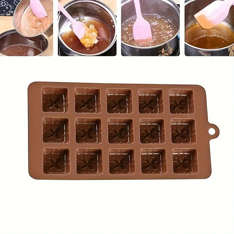 Kitchen Accessories For Baking - Forma do czekolady 3D, silikonowa forma