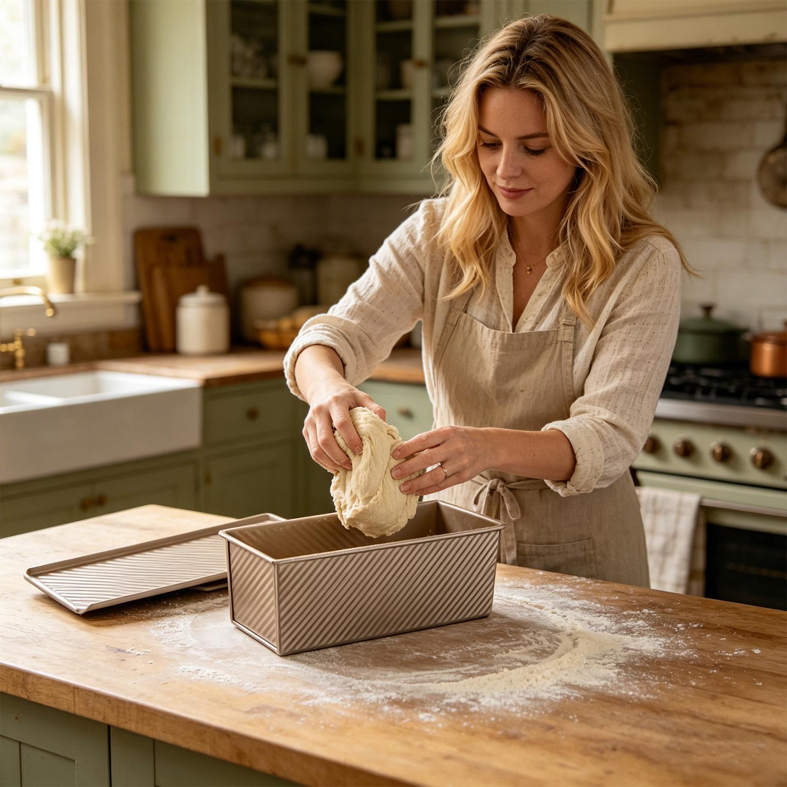 Kitchen Baking Pan - Forma do pieczenia chleba, karbowana, ze