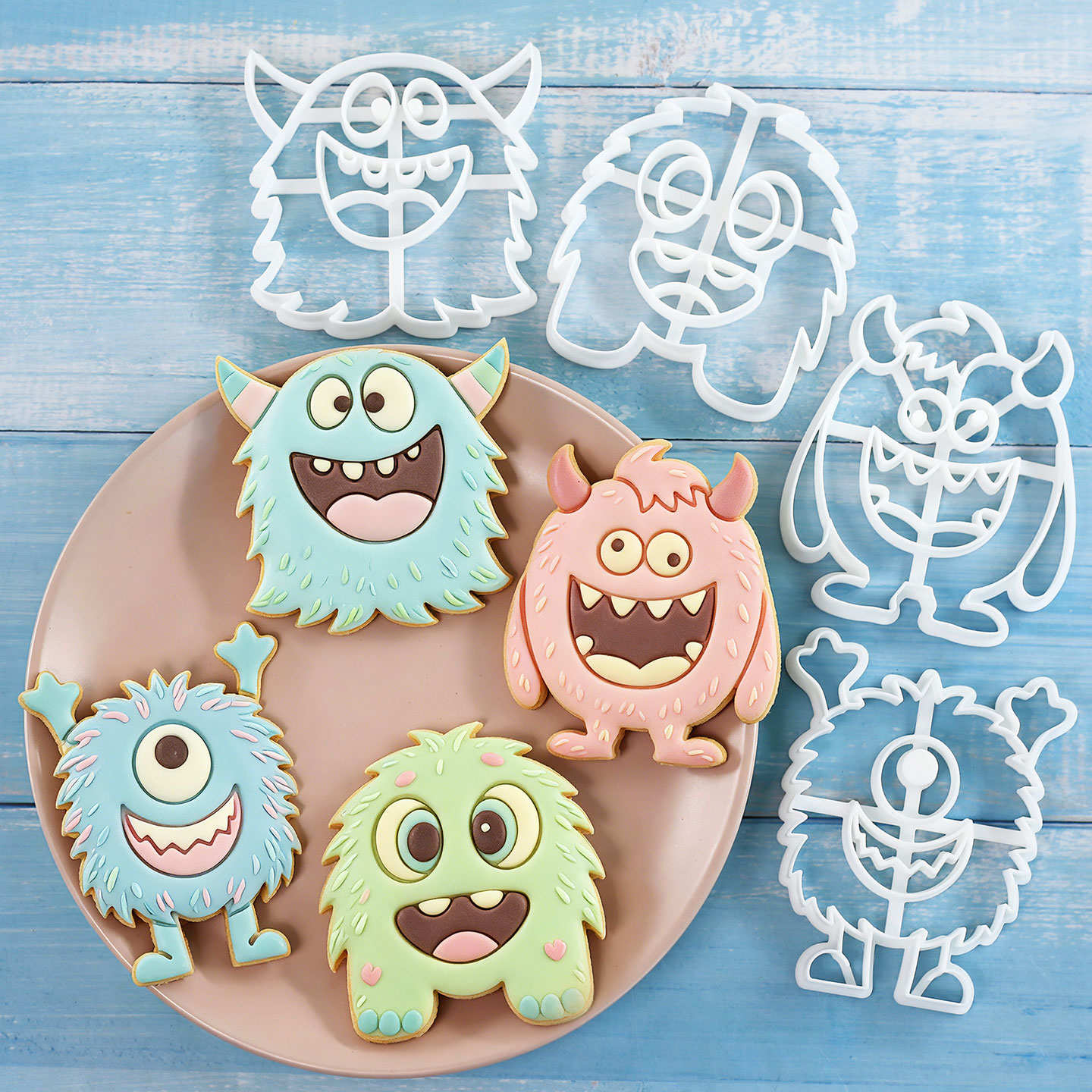 Kitchen Baking Cookies - 1 szt./4 szt. Duże foremki do