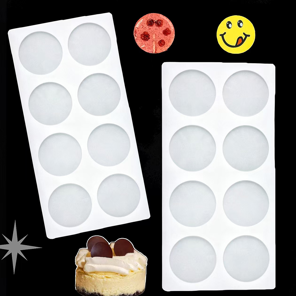 Kitchen Baking Cookies - 8-komorowa cylindryczna silikonowa forma do odwracania