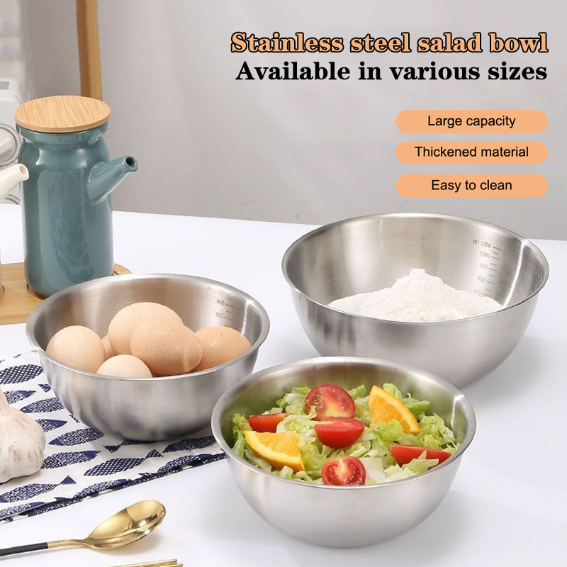 Kitchen Baking Essentials - 1 szt. Zestaw misek ze stali