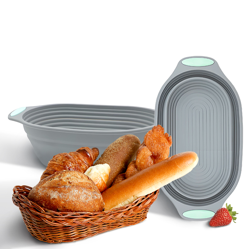 Kitchen Accessories For Baking - 1 szt. Silikonowy Składany Koszyk do