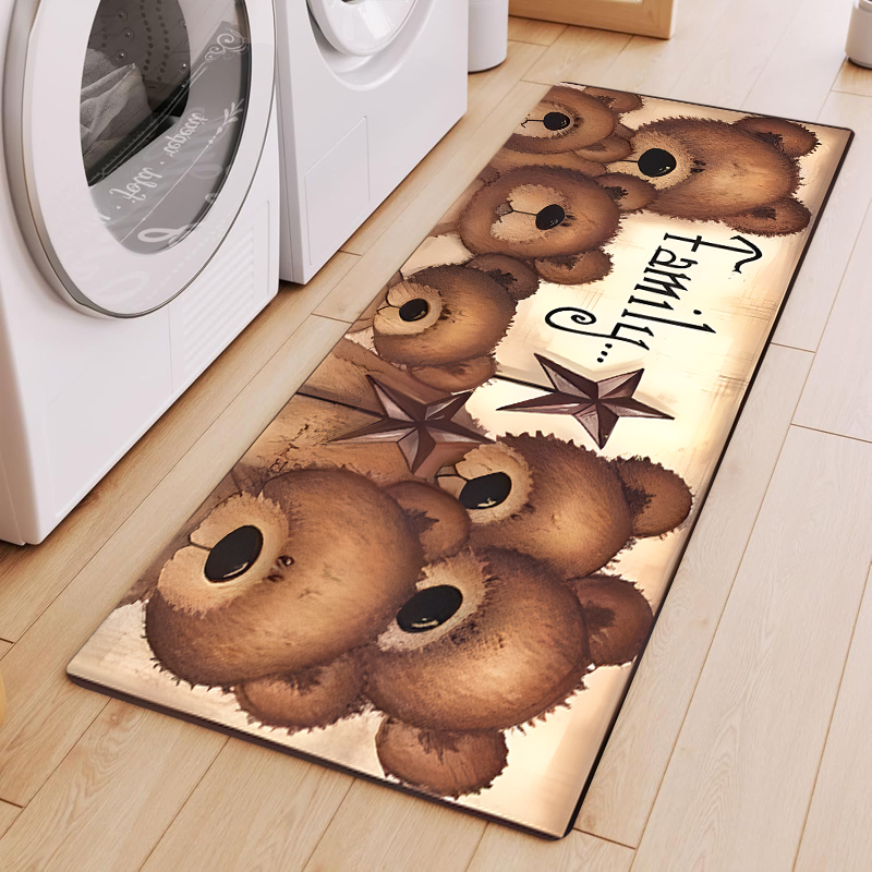 Kitchen Living Baking Mats - Czerwona Mata Kuchenna z Filcu z