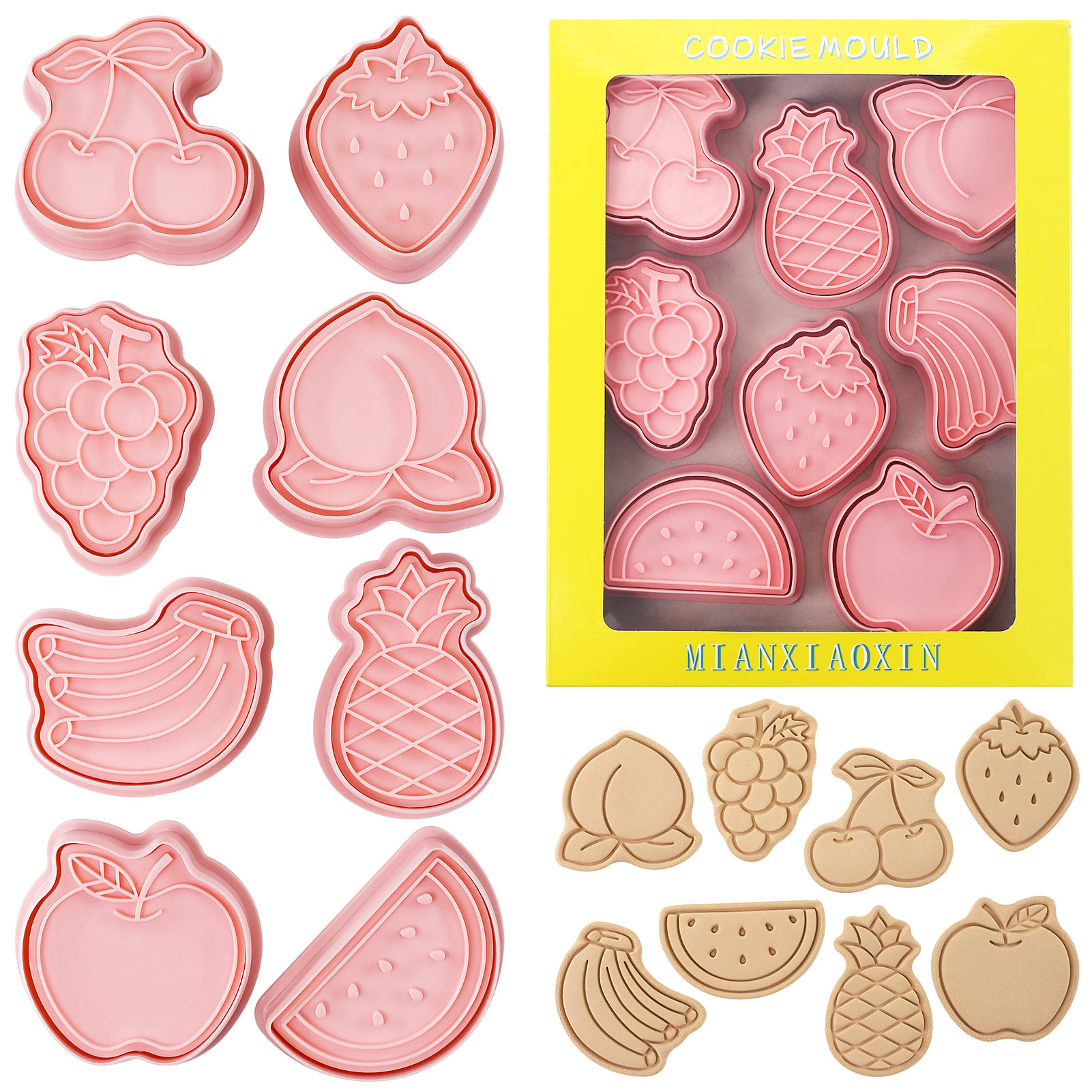 8-częściowe foremki do ciastek – Kitchen Baking Cookies recenzja i cena