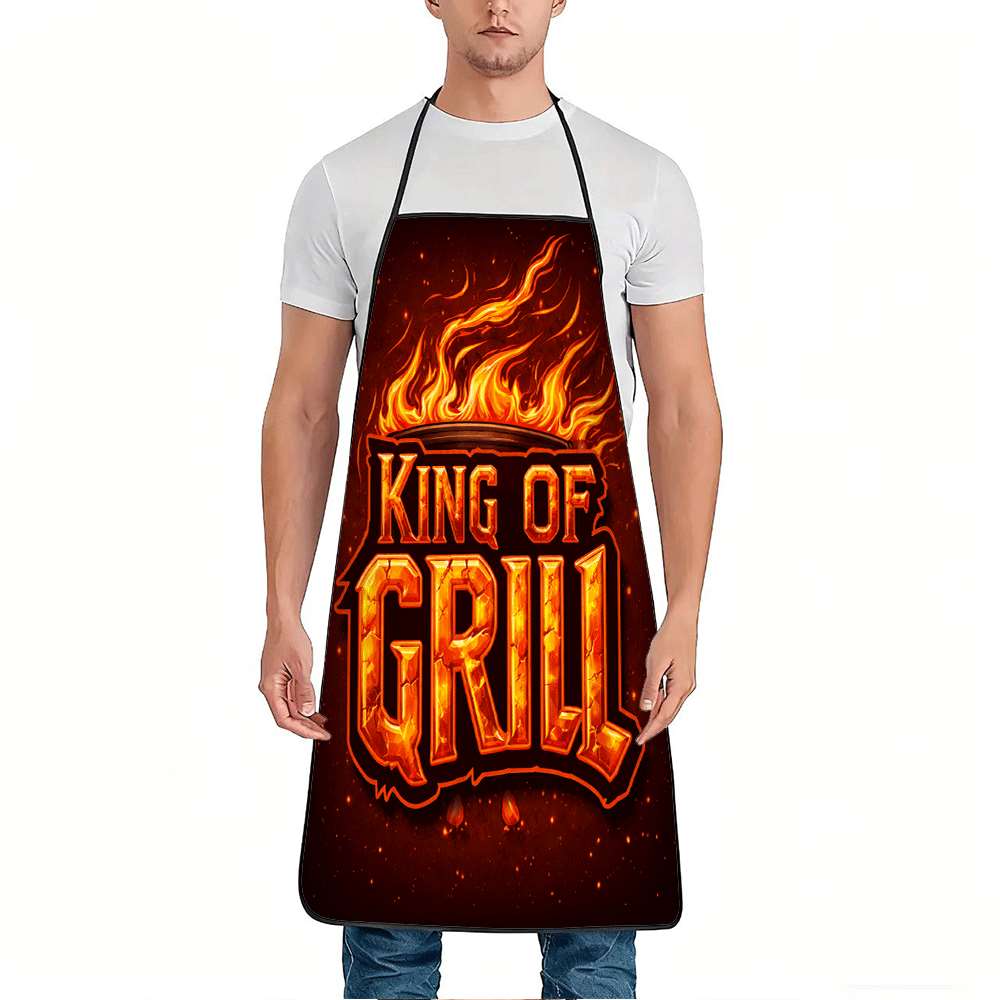 1 sztuka fartucha Bbq King, fa – Kitchen Baking Area Ideas recenzja i cena