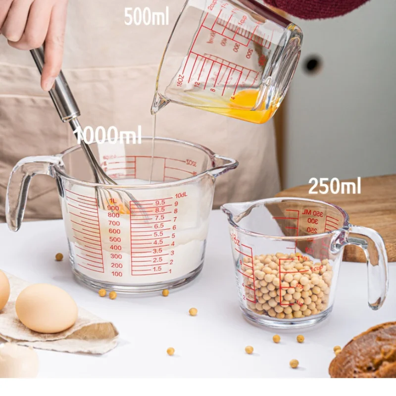 Szklana miarka 2/4 filiżanki d – Kitchen Baking Essentials recenzja i cena