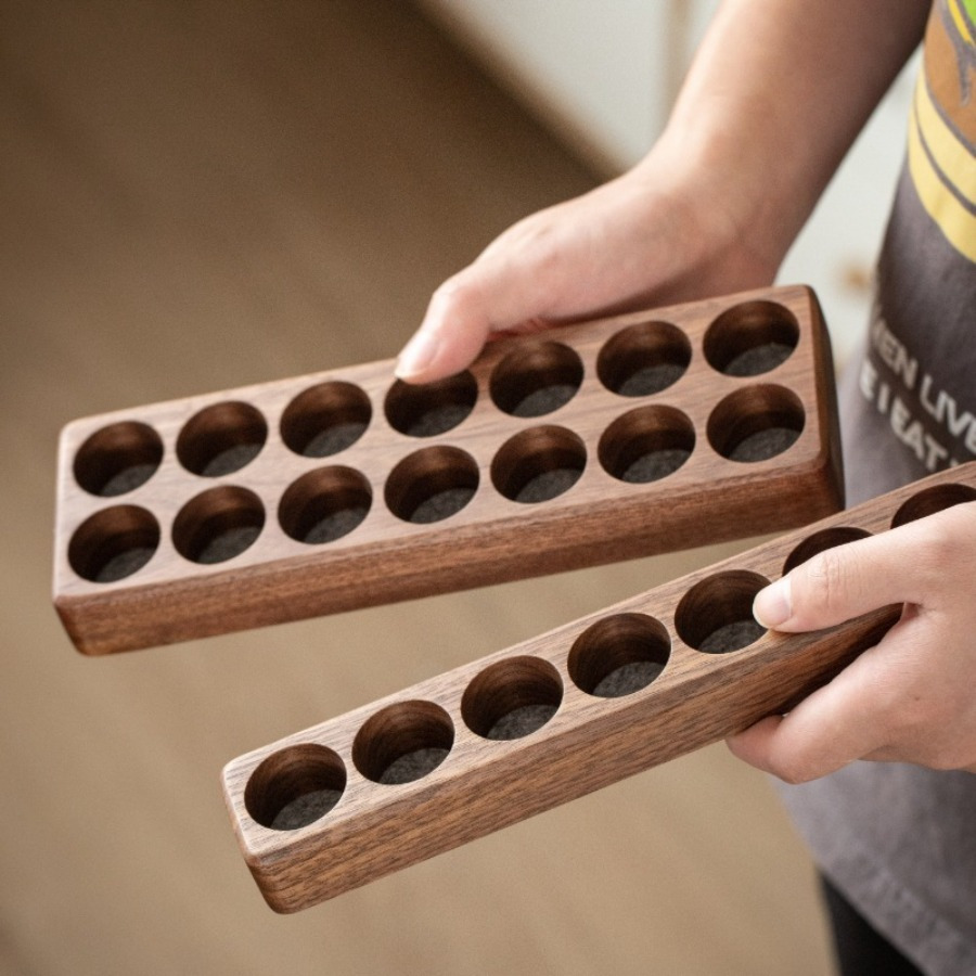 Drewniany regał na olejki eter – Kitchen Baking Essentials recenzja i cena