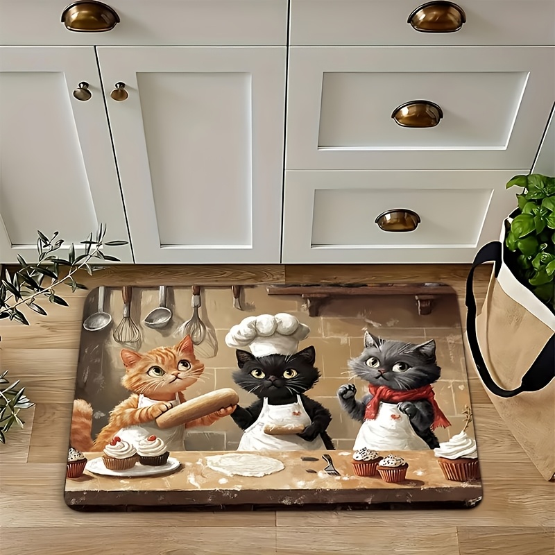 Urocza Mata Kuchenna z Kotem S – Kitchen Living Baking Mats recenzja i cena
