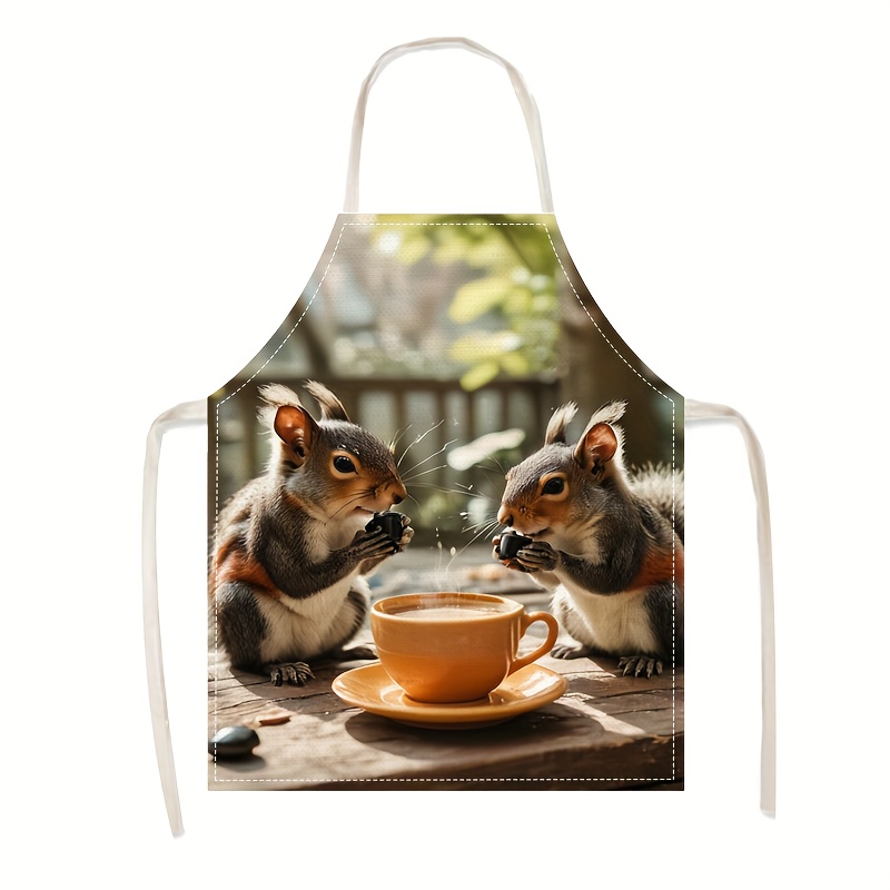 Fartuch lniany z nadrukiem wie – Kitchen Baking Area Ideas recenzja i cena