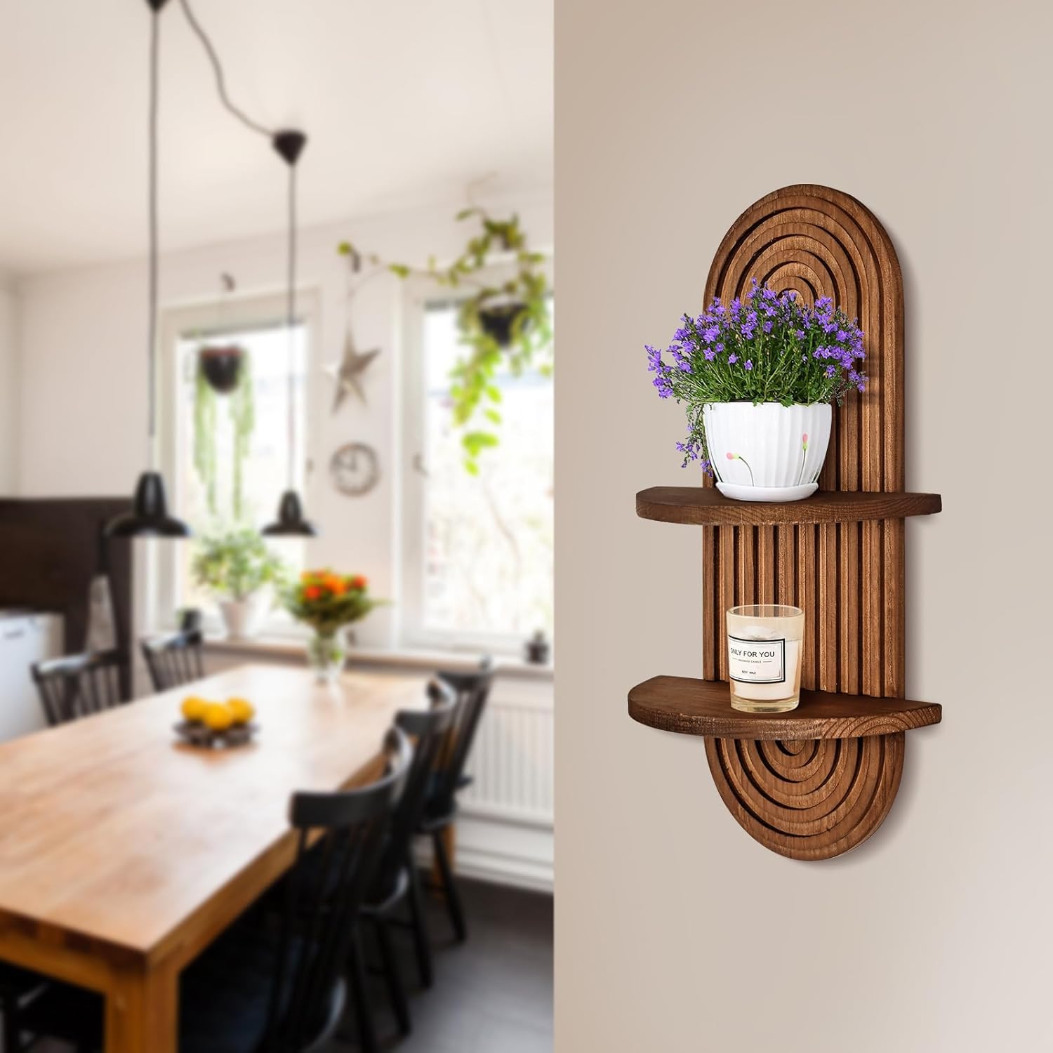 Drewniane półki wiszące, wielo – Kitchen Uncle recenzja i cena