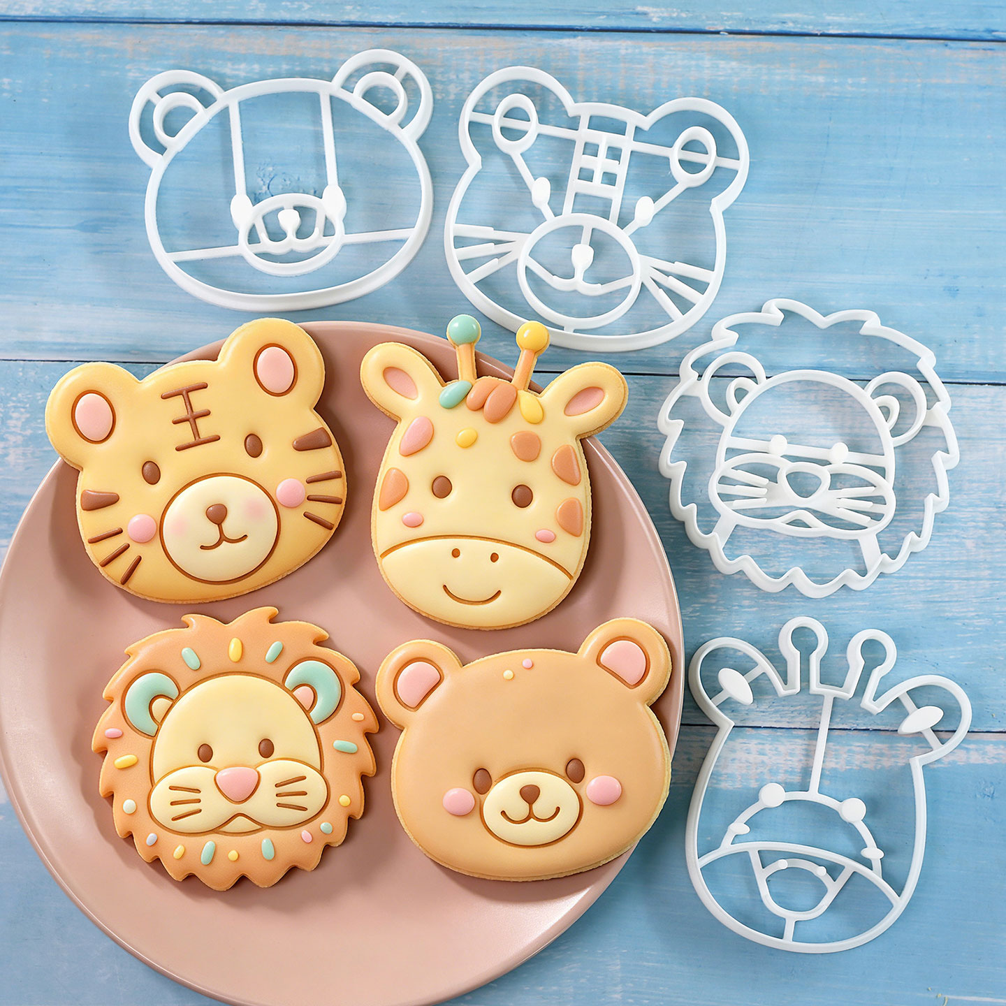 Zestaw 4 foremek do ciastek w  – Kitchen Baking Cookies recenzja i cena