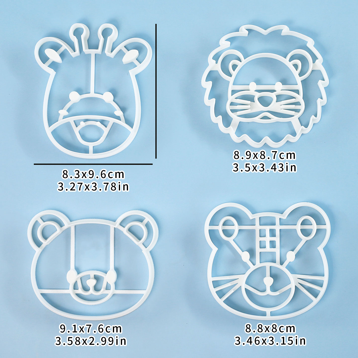 Zestaw 4 foremek do ciastek w  – Kitchen Baking Cookies recenzja i cena
