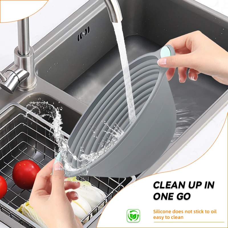 1 szt. Silikonowy Składany Kos – Kitchen Accessories For Baking recenzja i cena