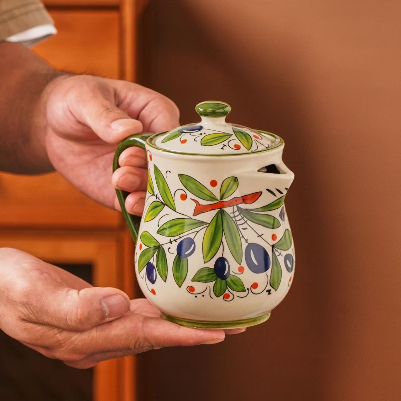 Oliwkowozielony ceramiczny poj – Kitchen Q recenzja i cena