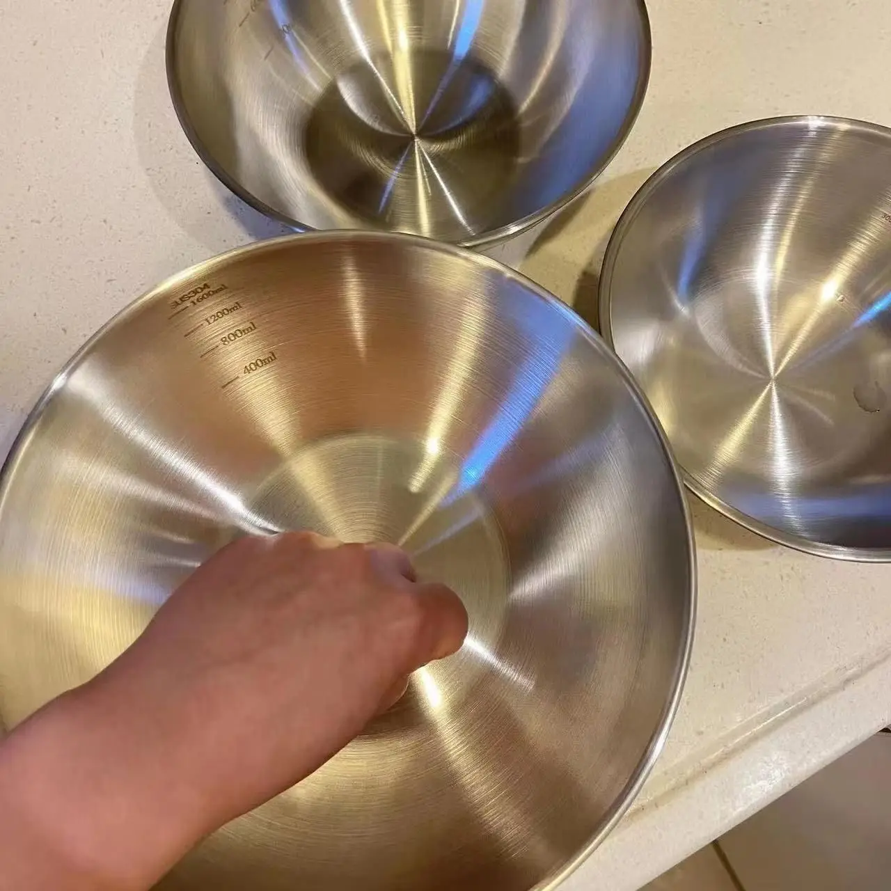 Zestaw 1-3 misek ze stali nier – Kitchen Baking Essentials recenzja i cena