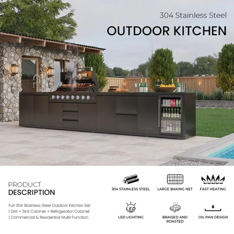 Kuchnia zewnętrzna z grillem B – Kitchen Baking Station recenzja i cena