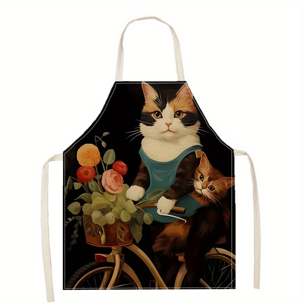 Fartuch lniany z zabawnym nadr – Kitchen Baking Area Ideas recenzja i cena